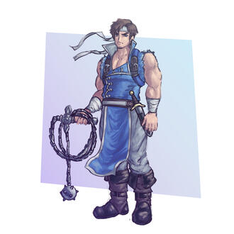 Rendered Sketch 4: Richter Belmont